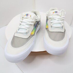 Vans Men's Wayvee 2Gether As Ourselves White Suede Skate Shoes Size 8.5